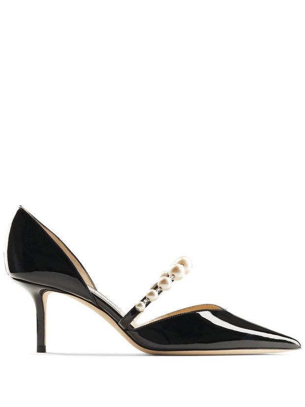 Jimmy Choo Aurelie 65 patent leather pumps - Black