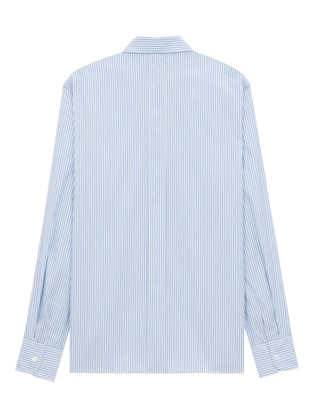 Saint Laurent Striped Oxford Cotton Shirt