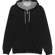 Brunello Cucinelli Cotton Zipped Hoodie - Black