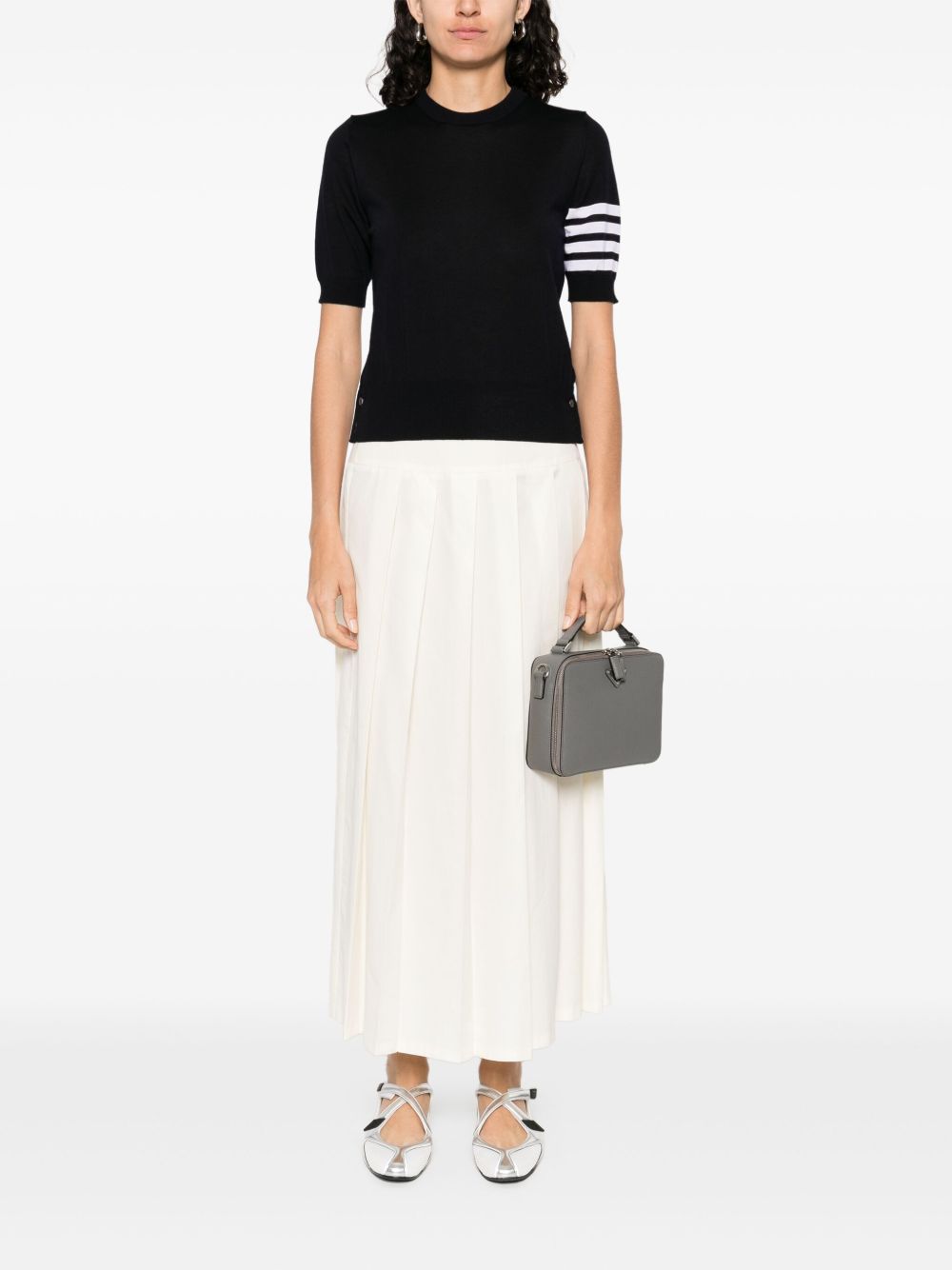 Thom Browne 4Bar Wool Top - Blue
