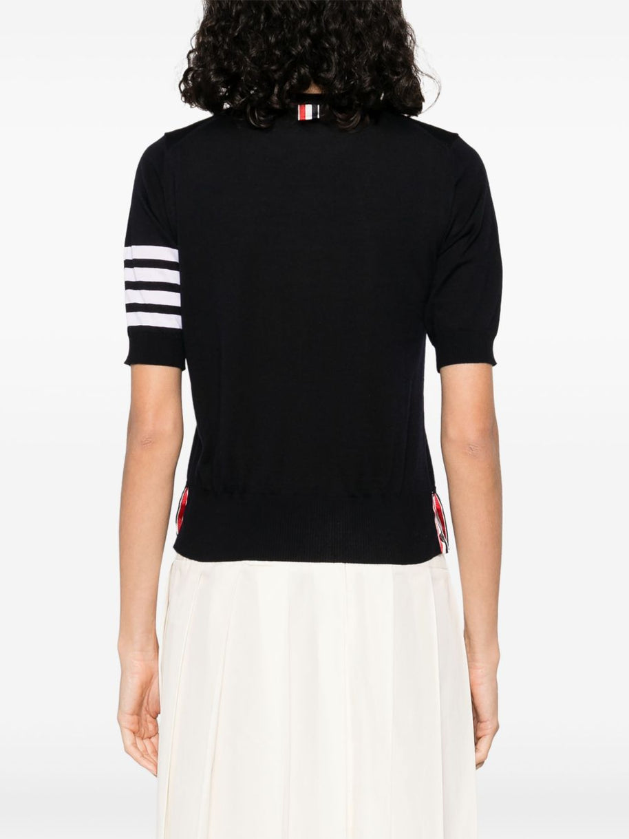 Thom Browne 4Bar Wool Top - Blue