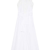 Ermanno Scervino Chemisier Lace Long Dress In White