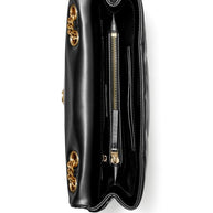 Tory Burch Kira Diamond Leather Shoulder Bag - Black