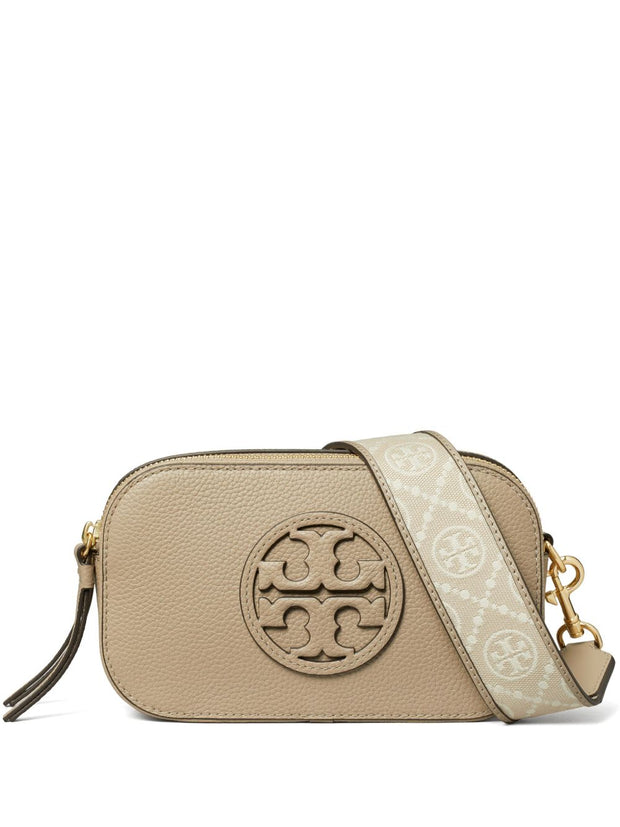 Tory Burch Miller Mini Leather Camera Bag - Powder