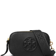 Tory Burch Miller Mini Leather Camera Bag - Black
