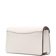 Coach Tabby Chain Leather Clutch - White