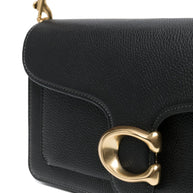 Coach Tabby 26 Leather Shoulder Bag - Black