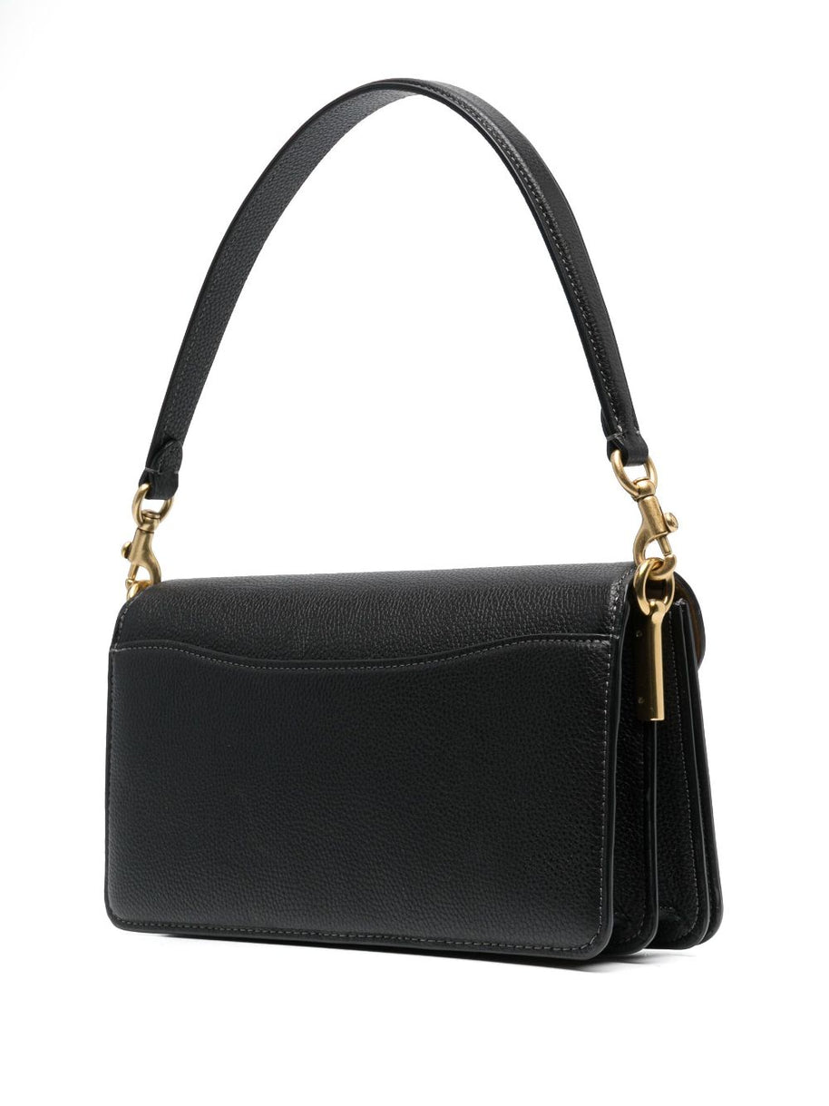 Coach Tabby 26 Leather Shoulder Bag - Black