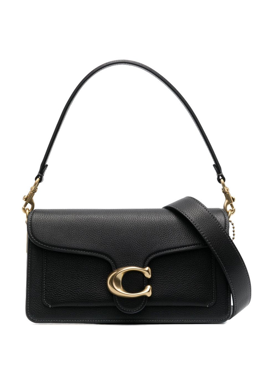 Coach Tabby 26 Leather Shoulder Bag - Black