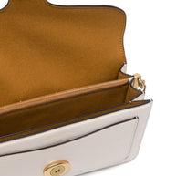 Coach Tabby 26 Leather Shoulder Bag - White