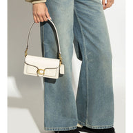Coach Tabby 20 Leather Crossbody Bag - White