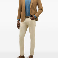 Boglioli Wool Single-breasted Jacket In Brown