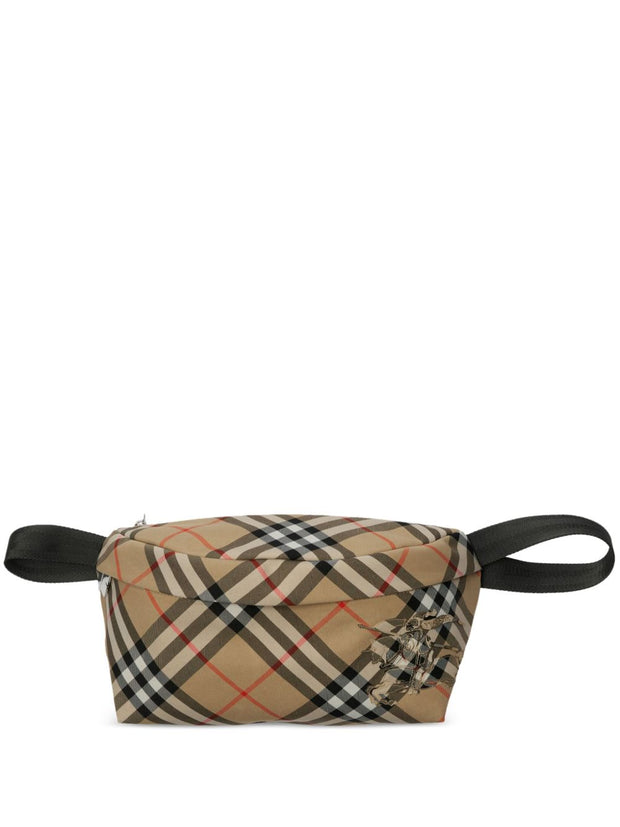 Burberry Check Belt Bag - Beige