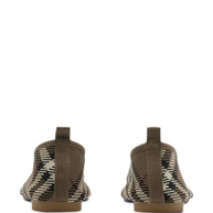 Burberry Checkered Ballerina In Jacquard