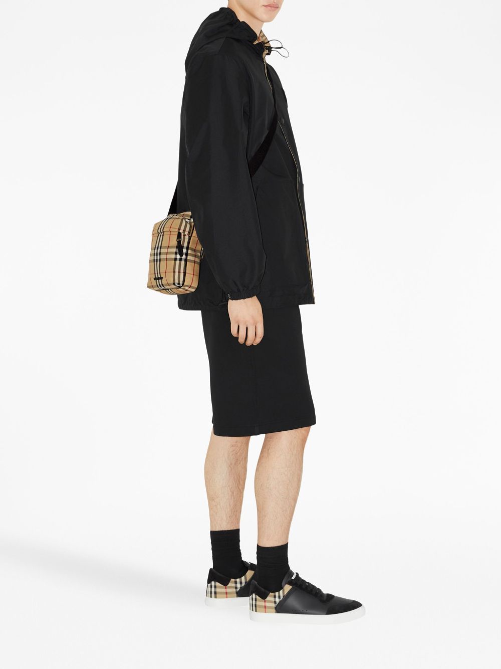 Burberry Leather Sneakers - Black