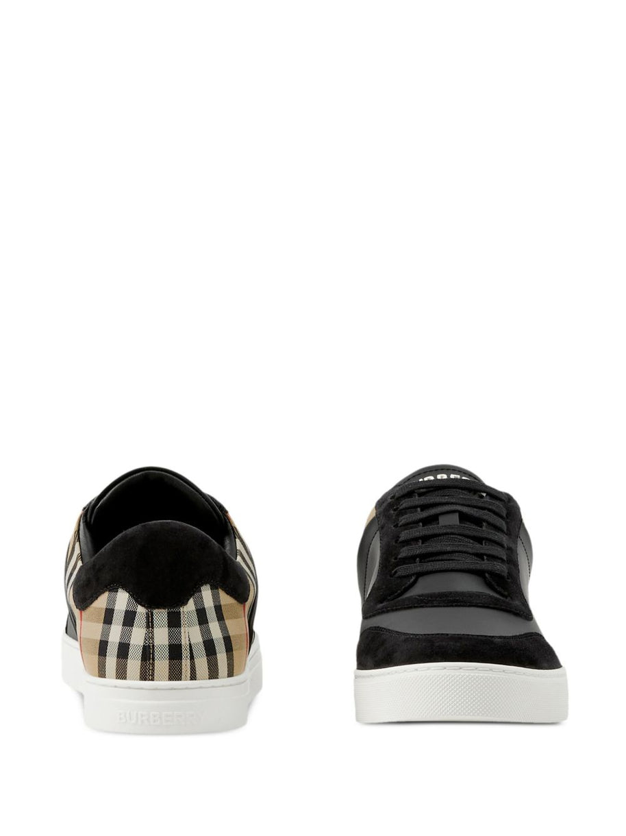 Burberry Leather Sneakers - Black