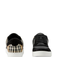 Burberry Leather Sneakers - Black