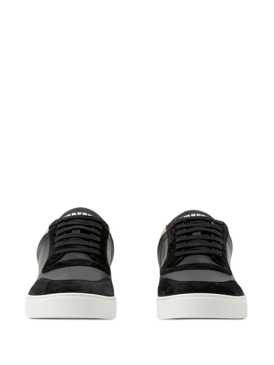 Burberry Leather Sneakers - Black