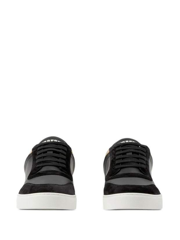 Burberry Leather Sneakers - Black
