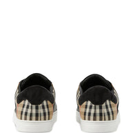 Burberry Leather Sneakers - Black
