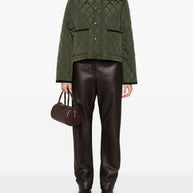 Burberry Quilted Jacket In Green