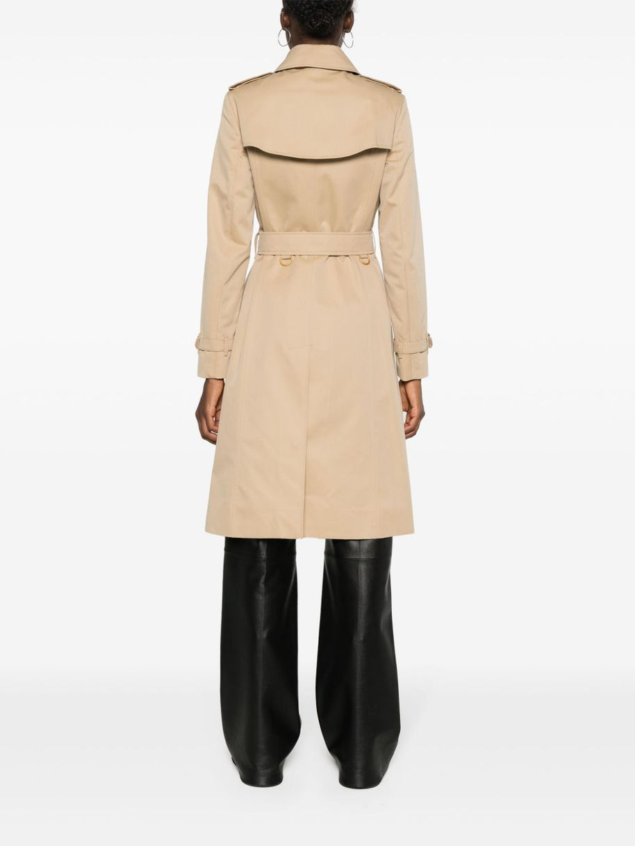 Burberry Chelsea Cotton Trench Coat - Beige