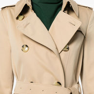 Burberry Chelsea Cotton Trench Coat - Beige