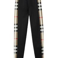 Burberry Check Motif Leggings - Black