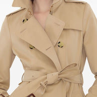 Burberry Chelsea Cotton Trench Coat - Beige
