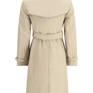 Burberry Chelsea Cotton Trench Coat - Beige