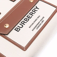 Burberry Pocket Mini Tote Bag - White