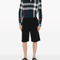 Burberry Check Cotton Shirt - Blue