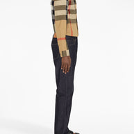 Burberry Check Cotton Shirt - Beige
