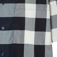 Burberry Check Cotton Shirt - Blue