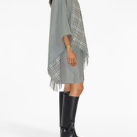 Burberry Vintage Check Reversible Wool Cape