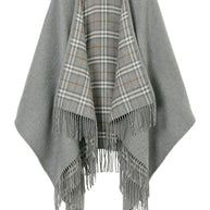 Burberry Vintage Check Reversible Wool Cape