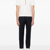 Thom Browne Rwb Cotton Polo Shirt - White