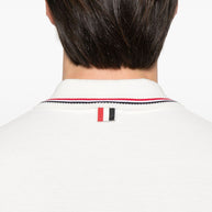 Thom Browne Rwb Cotton Polo Shirt - White