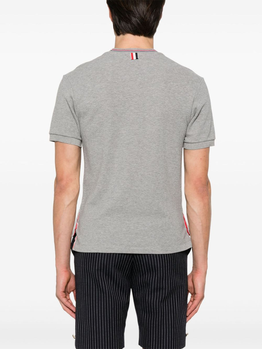 Thom Browne Rwb Cotton T-shirt - Light Grey