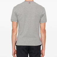 Thom Browne Rwb Cotton T-shirt - Light Grey