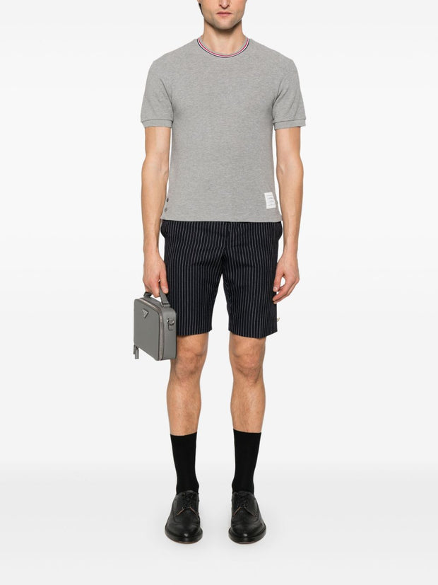 Thom Browne Rwb Cotton T-shirt - Light Grey