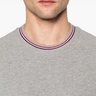 Thom Browne Rwb Cotton T-shirt - Light Grey
