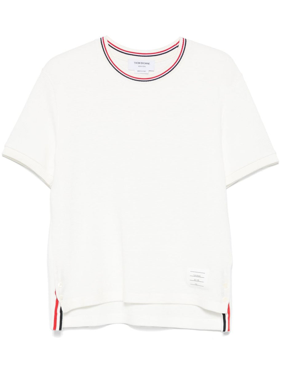 Thom Browne Rwb Cotton T-shirt - White