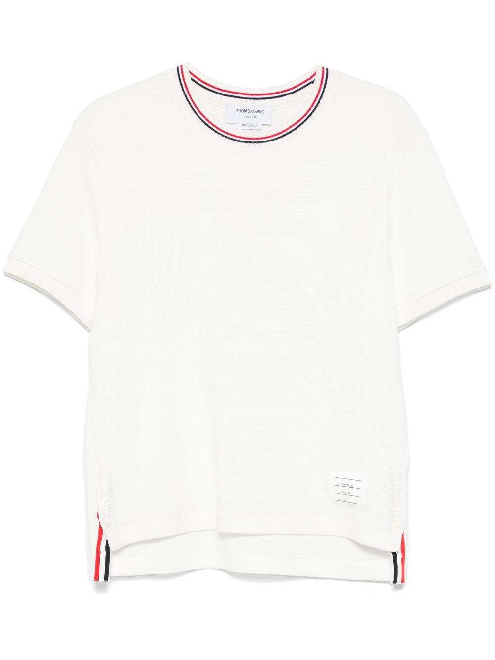Thom Browne Rwb Cotton T-shirt - White