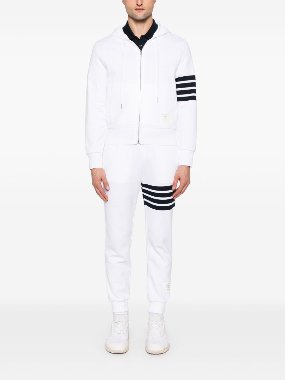 Thom Browne Cotton Sweatshirt- White