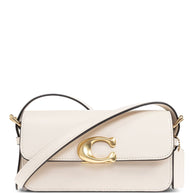Coach Zoe Leather Shoulder Bag - White