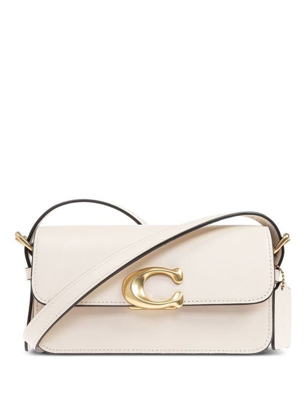 Coach Zoe Leather Shoulder Bag - White