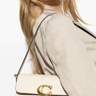 Coach Zoe Leather Shoulder Bag - White