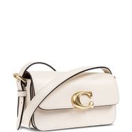 Coach Zoe Leather Shoulder Bag - White