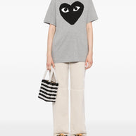 Comme Des Garcons Heart-print T-shirt